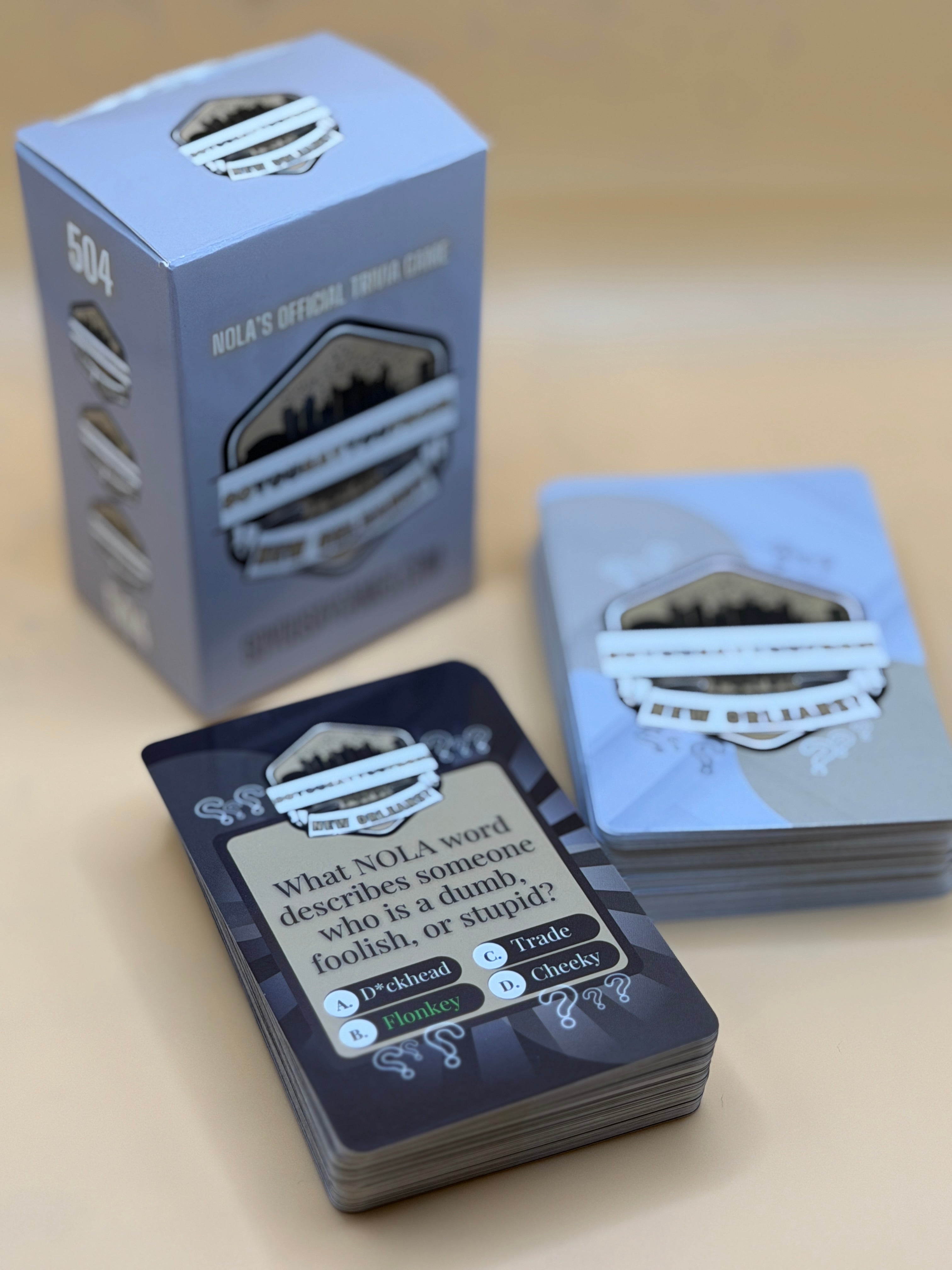 New Orleans Trivia Card Game