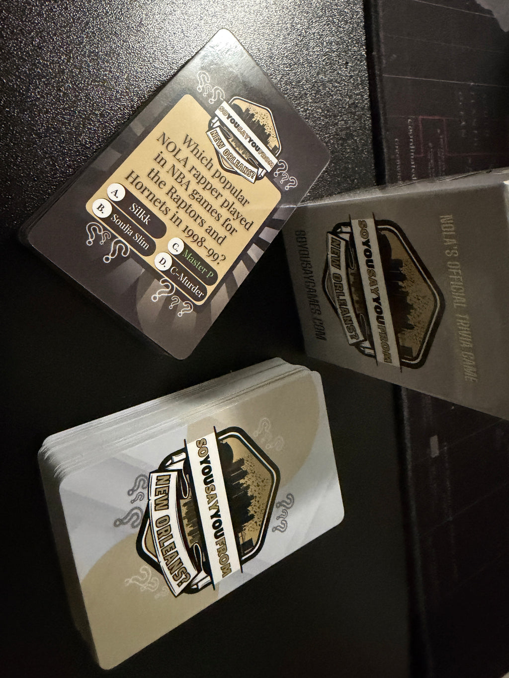 New Orleans Trivia Card Game